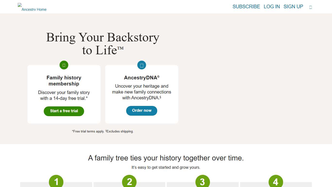 Ancestry Genealogy, Family Trees & Family History Records